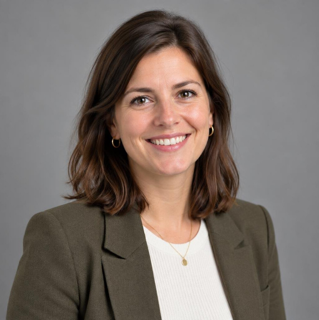 Portrait of a female editorial trainer
